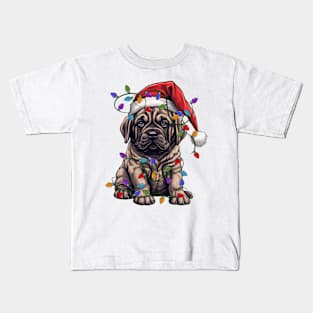 Christmas Puppy Kids T-Shirt